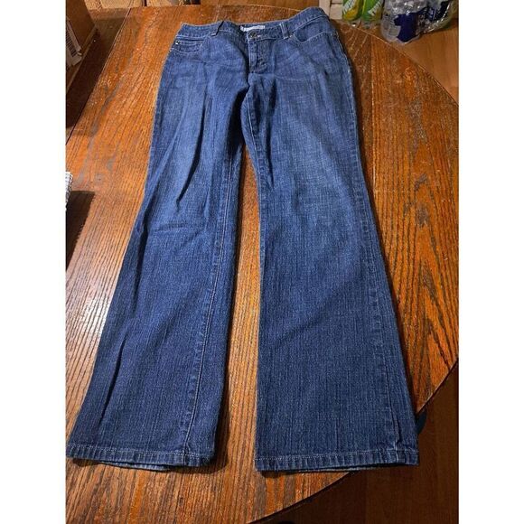Small Chicos Size 0 Short Chicos Premium Ultimate Fit Boot Leg Denim Blue Jeans - Picture 1 of 3